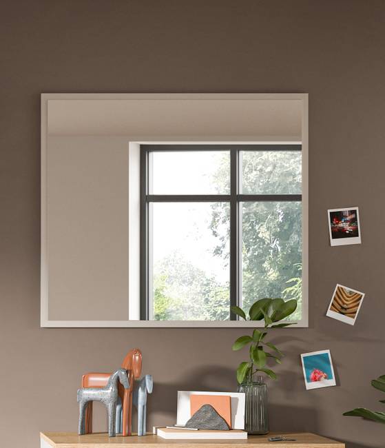 Spiegel 80 x 70 x 2cm Beige Spanplatte, beschichtet 80 x 70 x 2cm