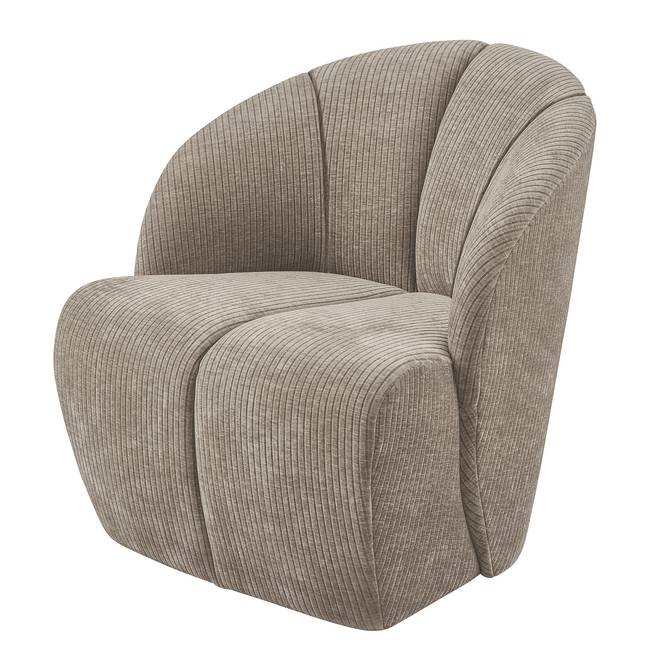 Drehbarer Loungesessel Mojo Beige/Beige Chenille 68 x 75 x 77cm