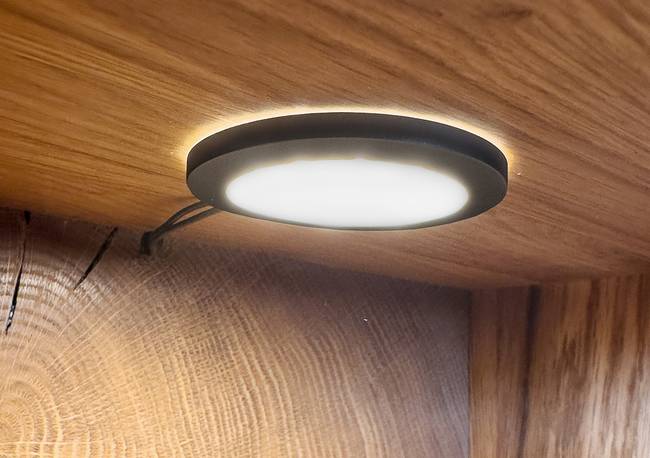 LED-Spot Woodrow Ø 6cm Weiß