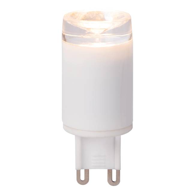 LED Leuchtmittel G9 Typ A 2 x 5 x 2cm Weiß/Weiß