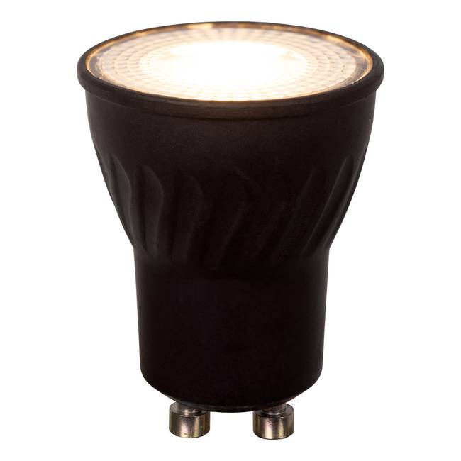 LED Leuchtmittel MR11 Typ A 3 x 4 x 3cm Schwarz/Schwarz