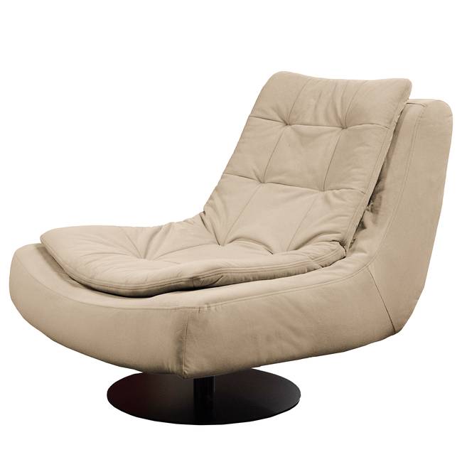 Loungesessel Braun Samt Vaia 86 x 92 x 97cm
