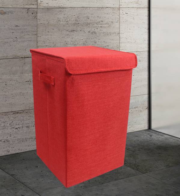 Wäschekorb Dreso 50cm Rot