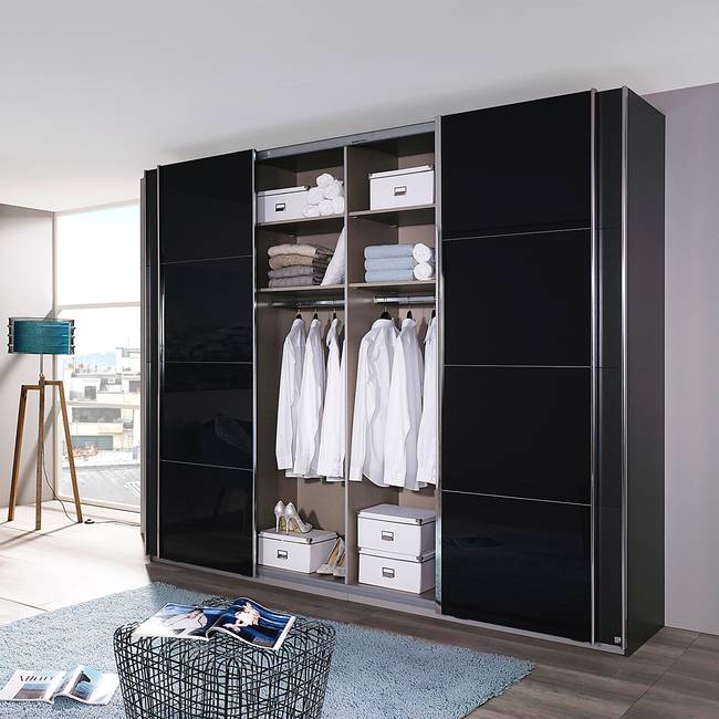 Schwebetürenschrank Syncrono-C I 361 x 230cm Grau