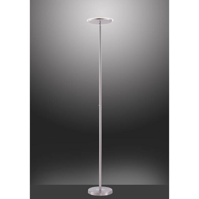 LED-Stehleuchte Hans 28 x 181 x 28cm Silber/Silber Hauptmaterial:Kunststoff Sekundärmaterial: Stahl, lackiert LED LED-Platine