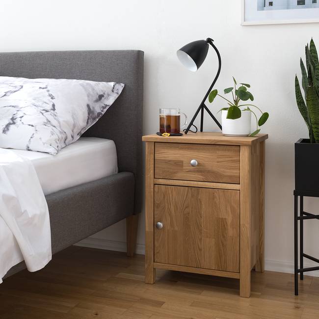 Nachtkommode NolaWood I 45 x 60 x 37cm Braun