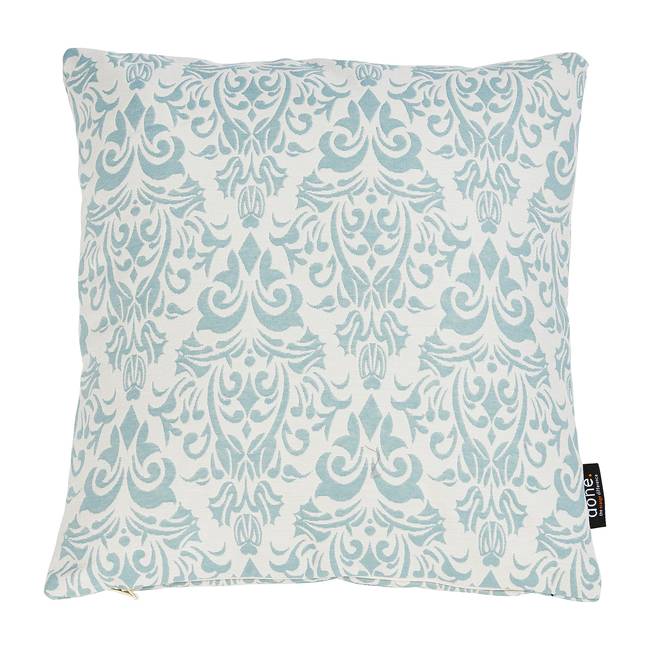 Kissenbezug Windsor Ornaments Blau/Weiß/Hellblau Baumwollstoff