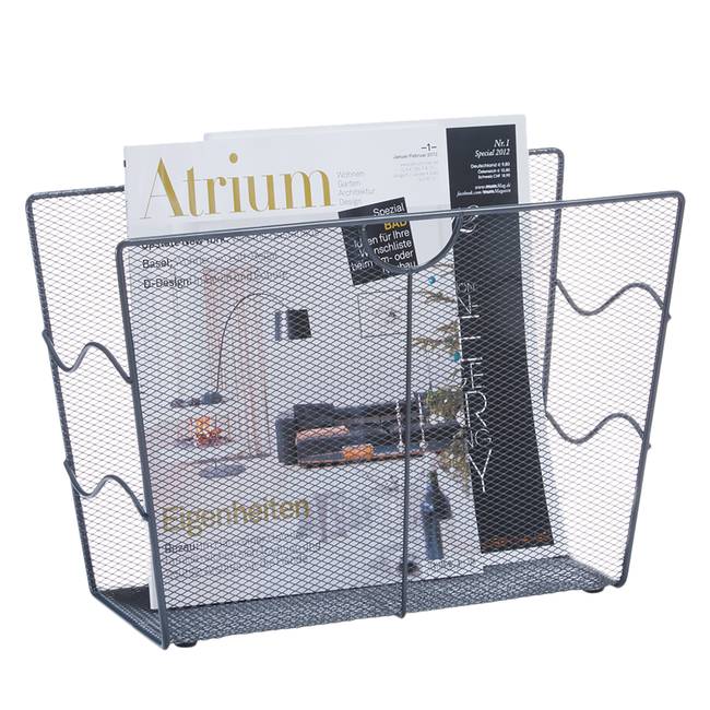 Zeitungsständer Brookfield 39 x 27 x 18cm Grau