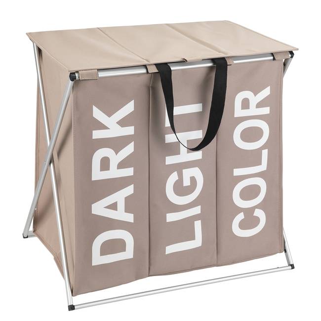 Wäschesammler I 57 x 57 x 38cm Sandgrau