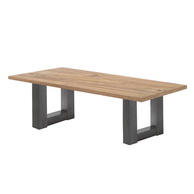 Couchtisch Bridgetown I 120 x 70 cm Braun/Eiche Stirling Dekor