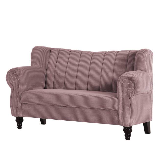 Küchensofa Picos 3-Sitzer 200 x 96 x 75cm Pink/Altrosa