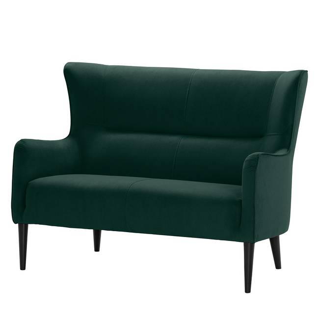 Sofa Oldbury I 2-Sitzer Blau/Petrol Microfaser Sela 134 x 97 x 80cm Skandi