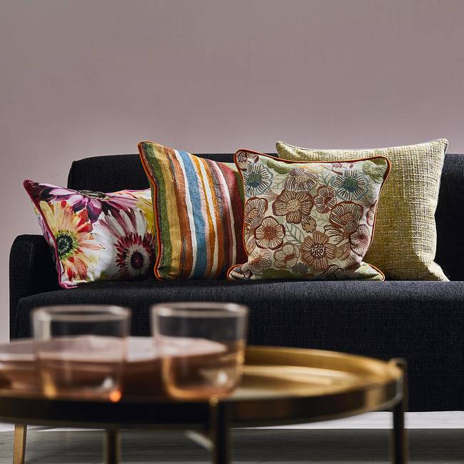 Dekokissen Alessio Grün/Limettengrün 45 x 45cm Strukturstoff