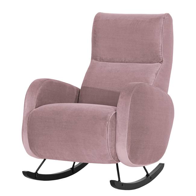 Schaukelsessel Vains Pink/Mauve Samt Ravi 78 x 104 x 93cm