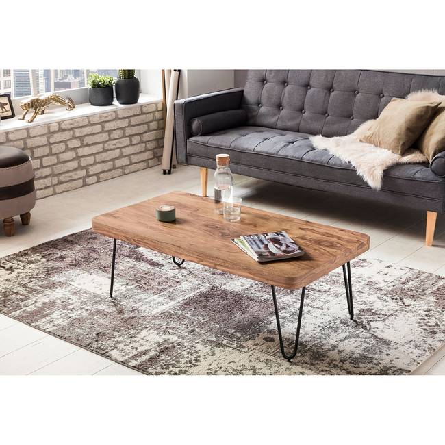 Couchtisch Culpeper I 115 x 40 x 60cm Braun