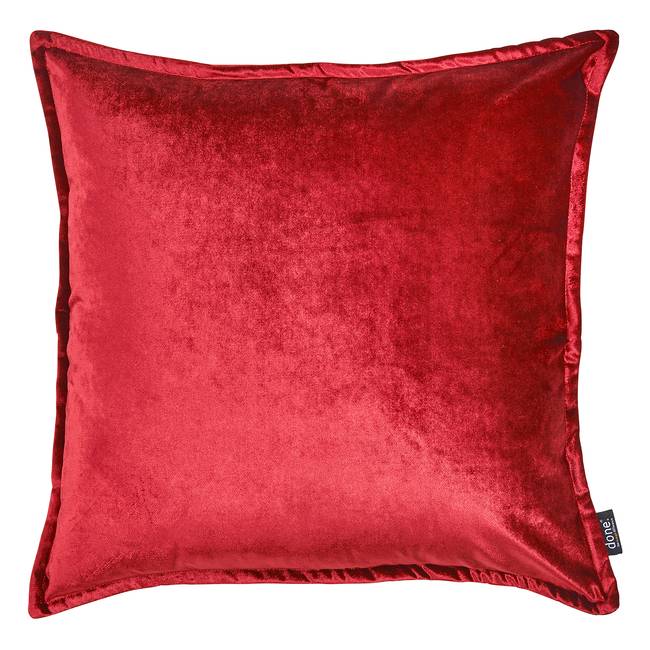 Kissenbezug Glam Rot/Rot 65 x 65cm Samt