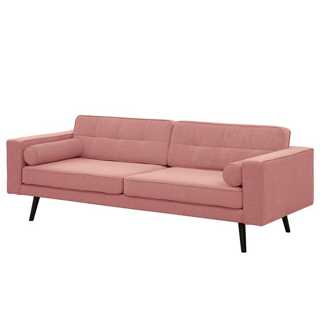 Sofa Vagnas I 3-Sitzer Pink/Mauve Webstoff Nere 202 x 76 x 86cm Skandi