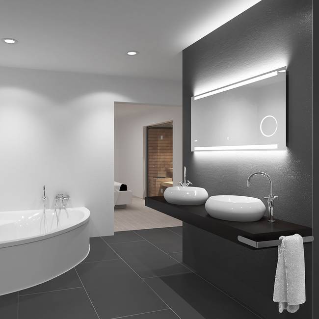 Spiegel King 120cm Silber Korpus: Aluminium, gebürstet 120cm