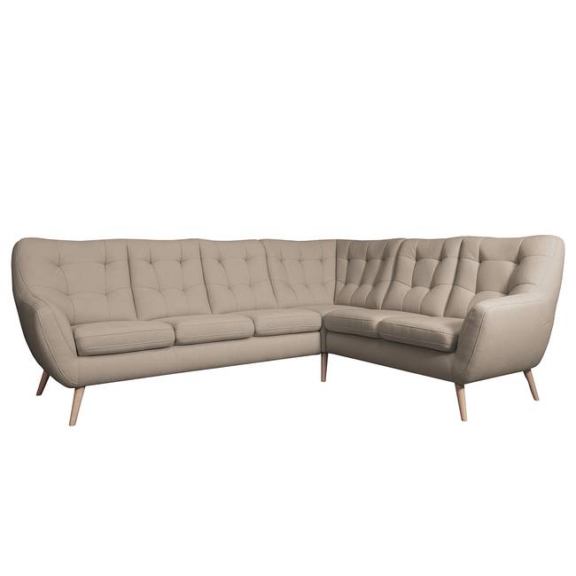Ecksofa Sawston II Blau/Petrol Microfaser 208 x 92 x 258cm Ausrichtung rechts Modern