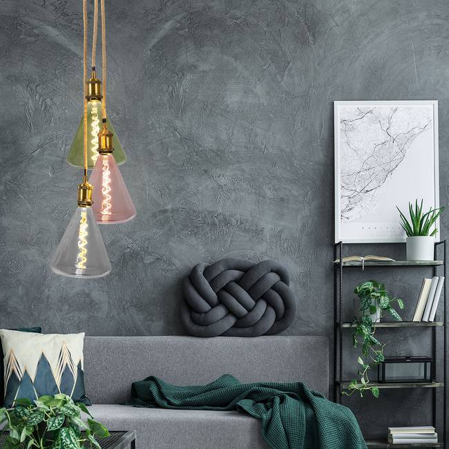 LED- Leuchtmittel Dilly Ø 15cm Durchsichtig