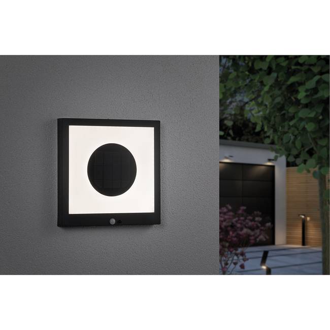 LED-Wandleuchte Taija I 30 x 30 x 4cm Schwarz/Weiß