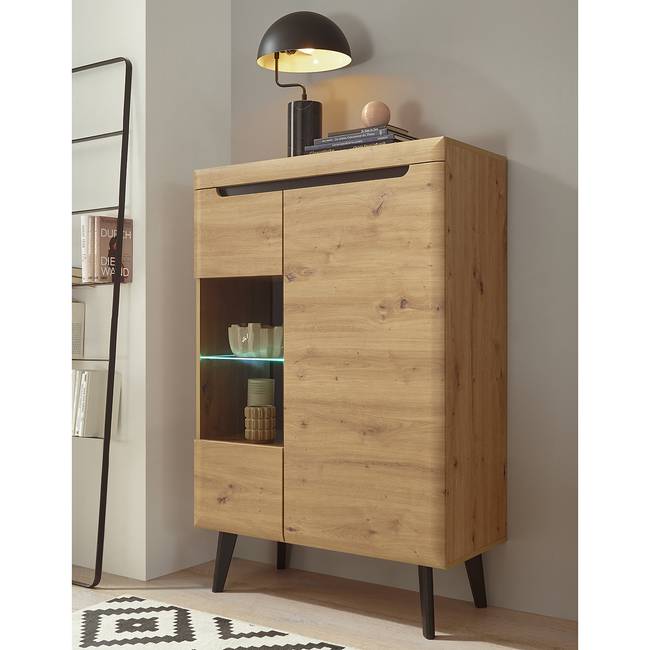 Highboard I 90 x 134 x 40cm Braun