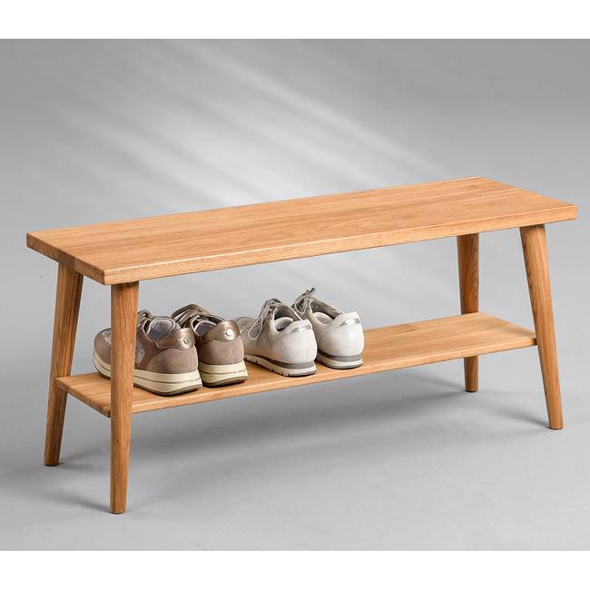 Garderobenbank Troissy 90 x 40 x 30cm Braun