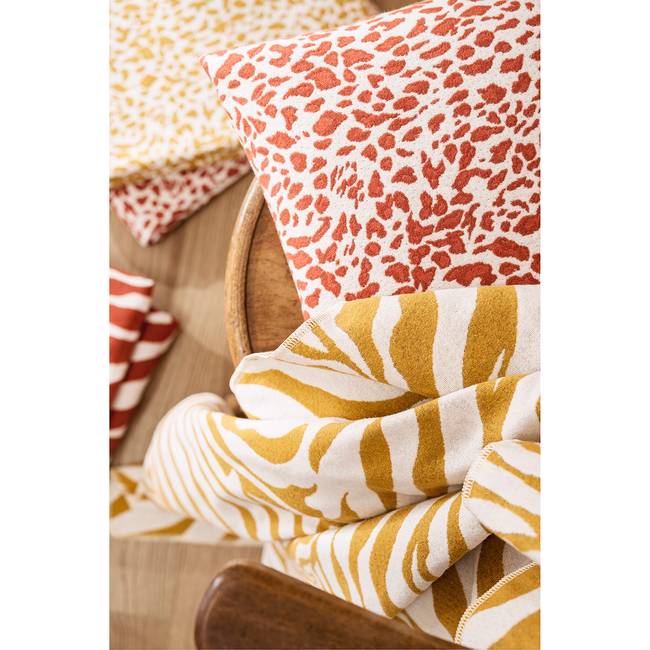 Kissenbezug Gelb/Senfgelb 50 x 50cm Mischgewebe