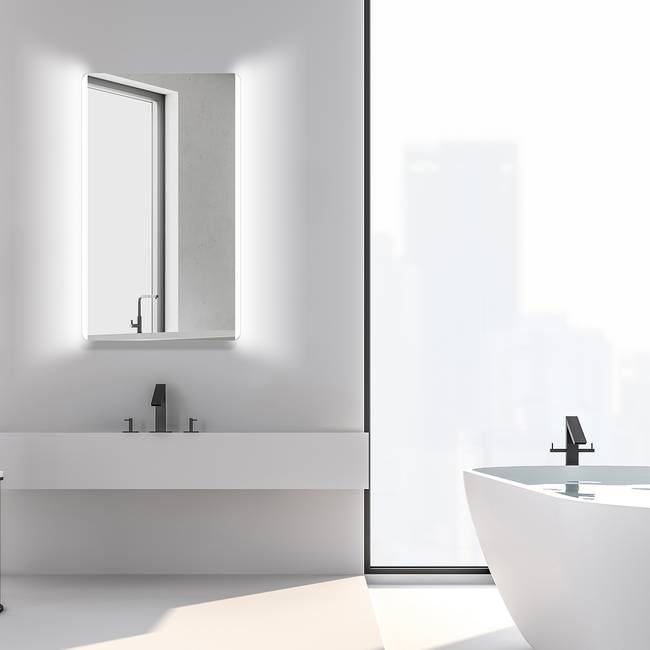 Spiegel Chic 120cm Silber Korpus: Aluminium, gebürstet 120cm