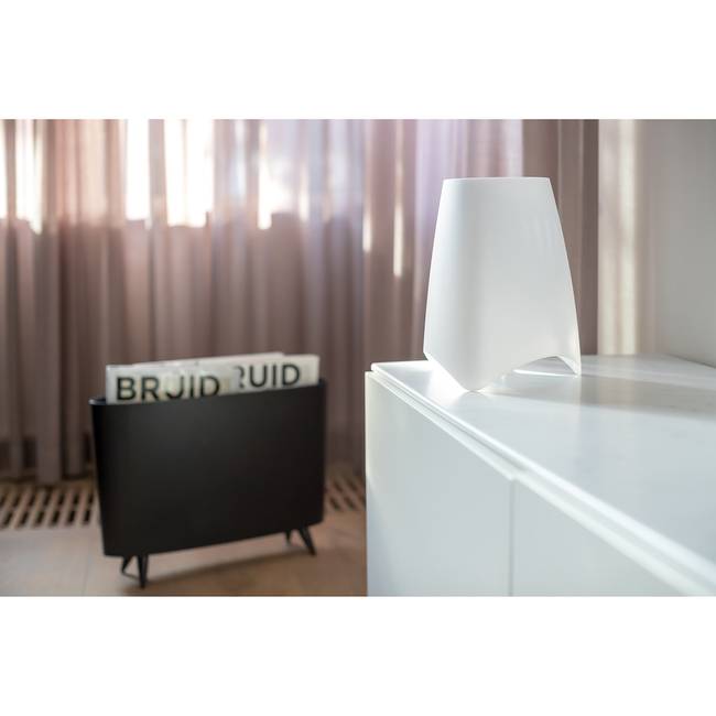 Zeitungsständer Milano 46 x 32 x 12cm Schwarz/Schwarz