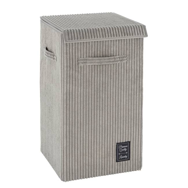 Wäschekorb Cora 33 x 58 x 33cm Grau