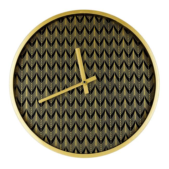 Wanduhr Lacalm MDF Ø 30cm Gold