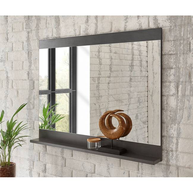 Spiegel 92 x 71 x 10cm Braun MDF Mitteldichte Holzfaserplatte , beschichtet 92 x 71 x 10cm