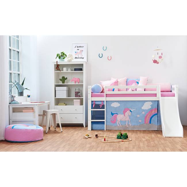 Drehtürenschrank Hans 87 x 169 x 42cm Weiß