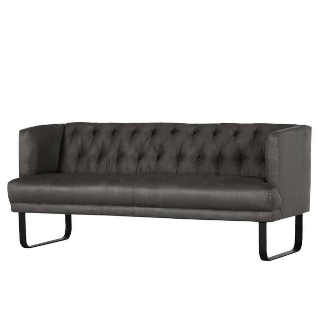 Diningsofa Selda 193cm Grau/Dunkelgrau