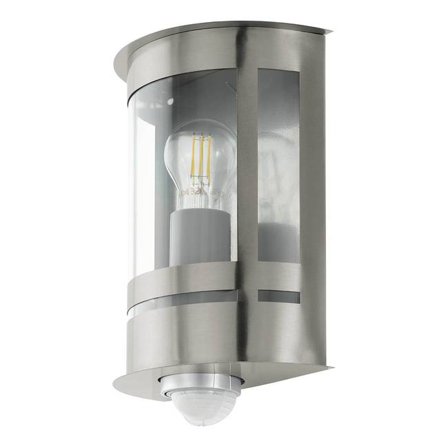 Wandleuchte 20 x 26 x 10cm Silber/Durchsichtig