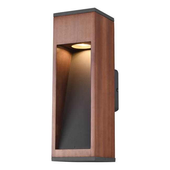 Wandleuchte Canning I 10 x 30 x 13cm Braun