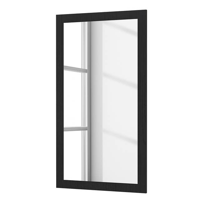 Spiegel 54 x 100 x 1cm Schwarz Spanplatte, foliert 54 x 100 x 1cm