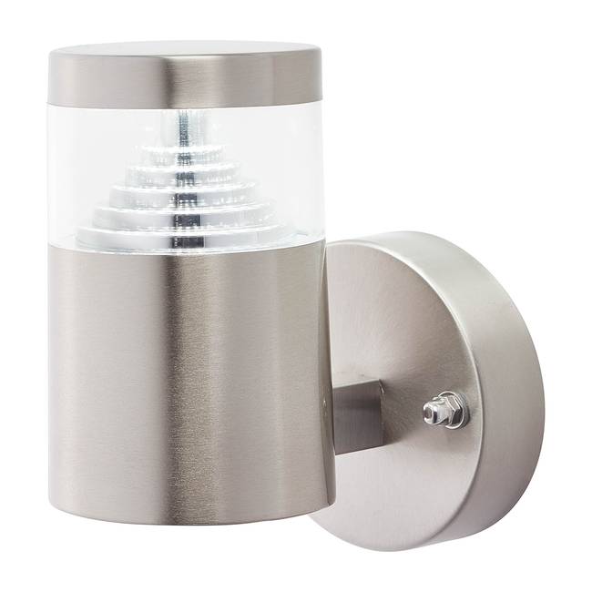 LED-Wandleuchte Avon 8 x 15 x 13cm Silber