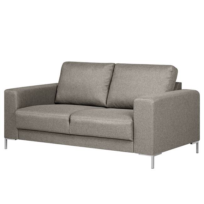 Sofa Summer 2-Sitzer Grau Webstoff Mavie 171 x 82 x 90cm Modern