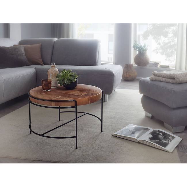 Couchtisch Cabarita Ø 62cm Braun