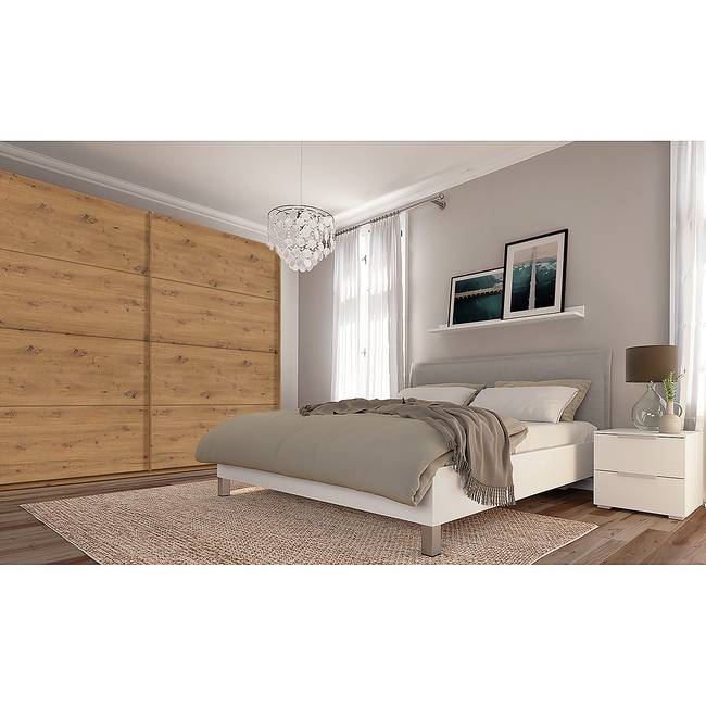 Schwebetürenschrank pure 270 x 236cm Braun/Eiche Artisan Dekor 2 Türen