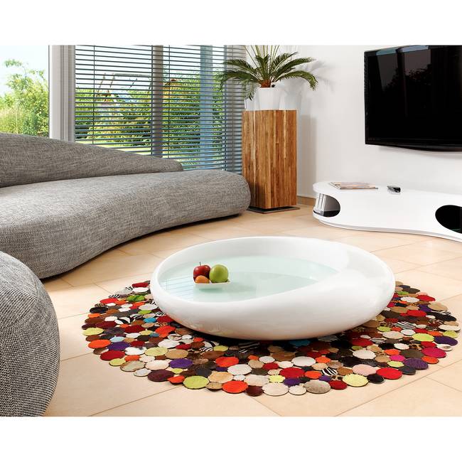 Couchtisch Siroc Ø 100cm Weiß