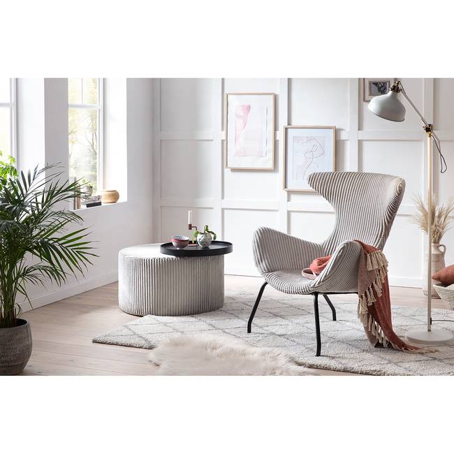 Couchtisch Cup Ø 70cm Grau