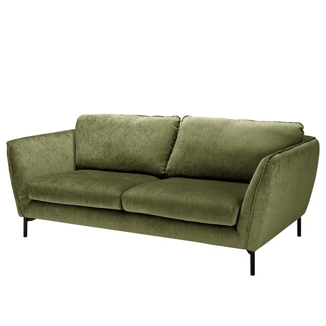 Sofa Portis 2-Sitzer Grün Chenille Elyon 187 x 85 x 102cm Modern
