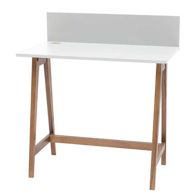 Schreibtisch Ophelia 85cm Weiß/Weiß