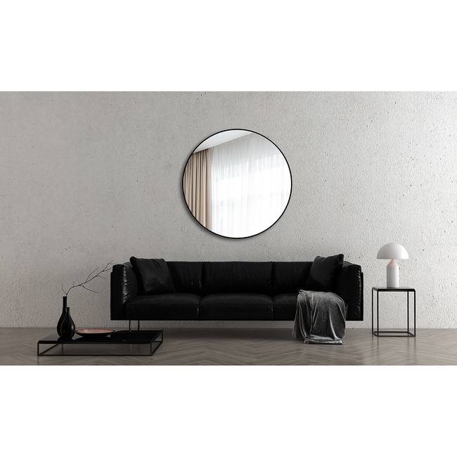 Spiegel Talos III 120cm Schwarz/Schwarz Korpus: Aluminium 120cm ohne Beleuchtung