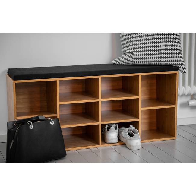 Garderobenbank Loft 103 x 48 x 30cm Braun