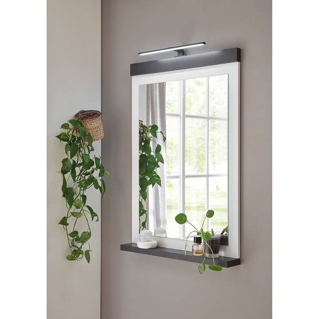 Spiegel III 56 x 100 x 10cm Weiß/Pinie Weiß Dekor Spanplatte, beschichtet 56 x 100 x 10cm