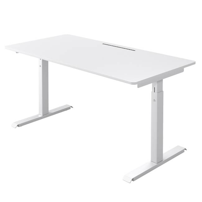 Schreibtisch Warnant III 120 x 71 x 60cm Weiß/Weiß